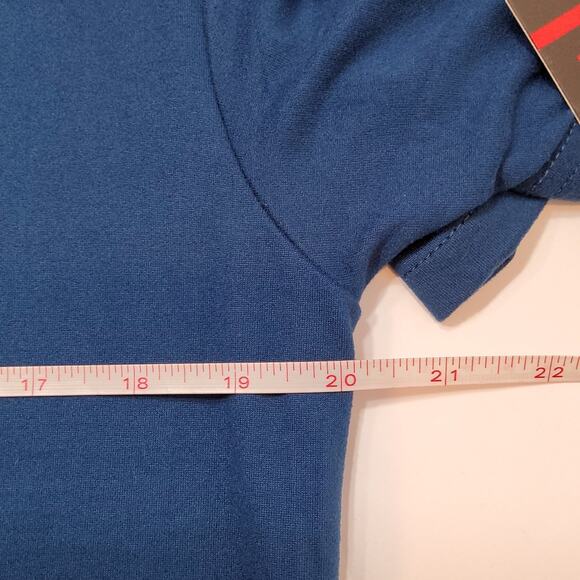 SPYDER T-Shirt Blue Green. Size M - Picture 7 of 8